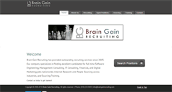 Desktop Screenshot of braingainrecruiting.com